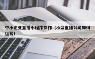 桂平中小企业直播小程序制作（小型直播公司如何运营）
